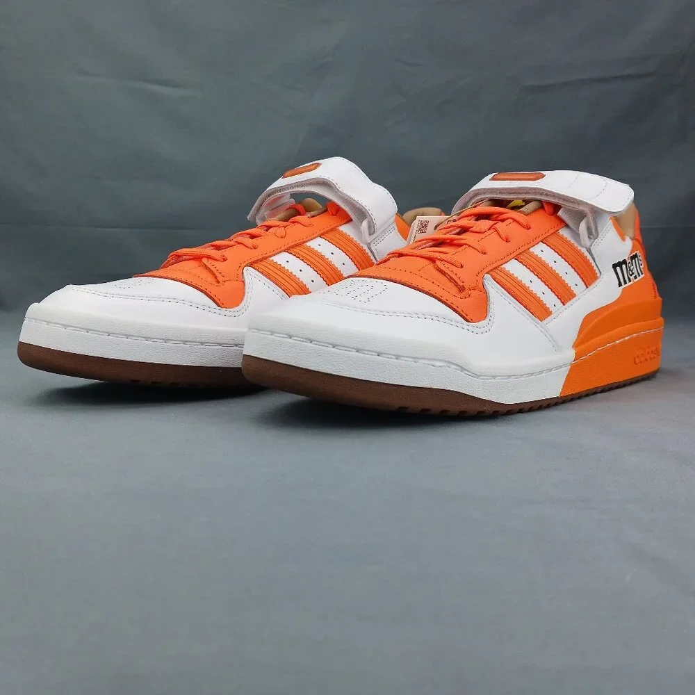 Adidas M&M's Forum Lo 84 Men's Shoes Orange White GY6315 Sizes 10-13